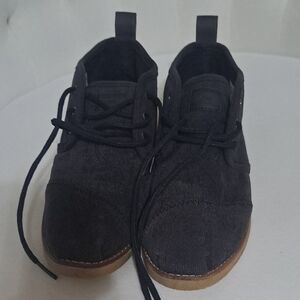 Womens TOMS BlacK Courdoroy Booties